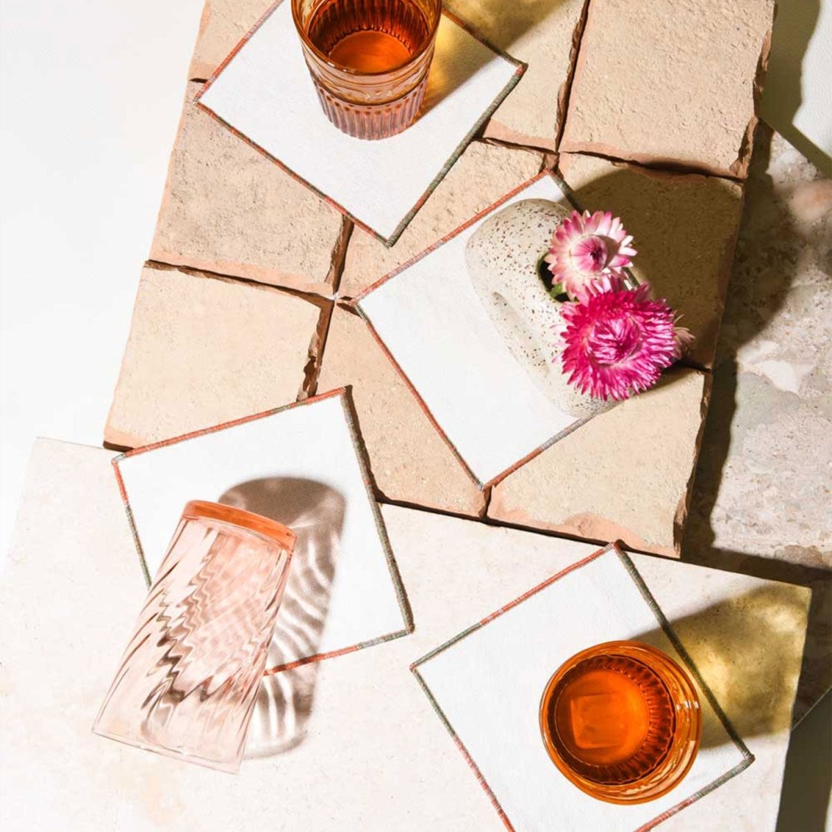 ATELIER SAUCIER The Santa Fe Cocktail Napkins | Set of 4 - lily & onyx