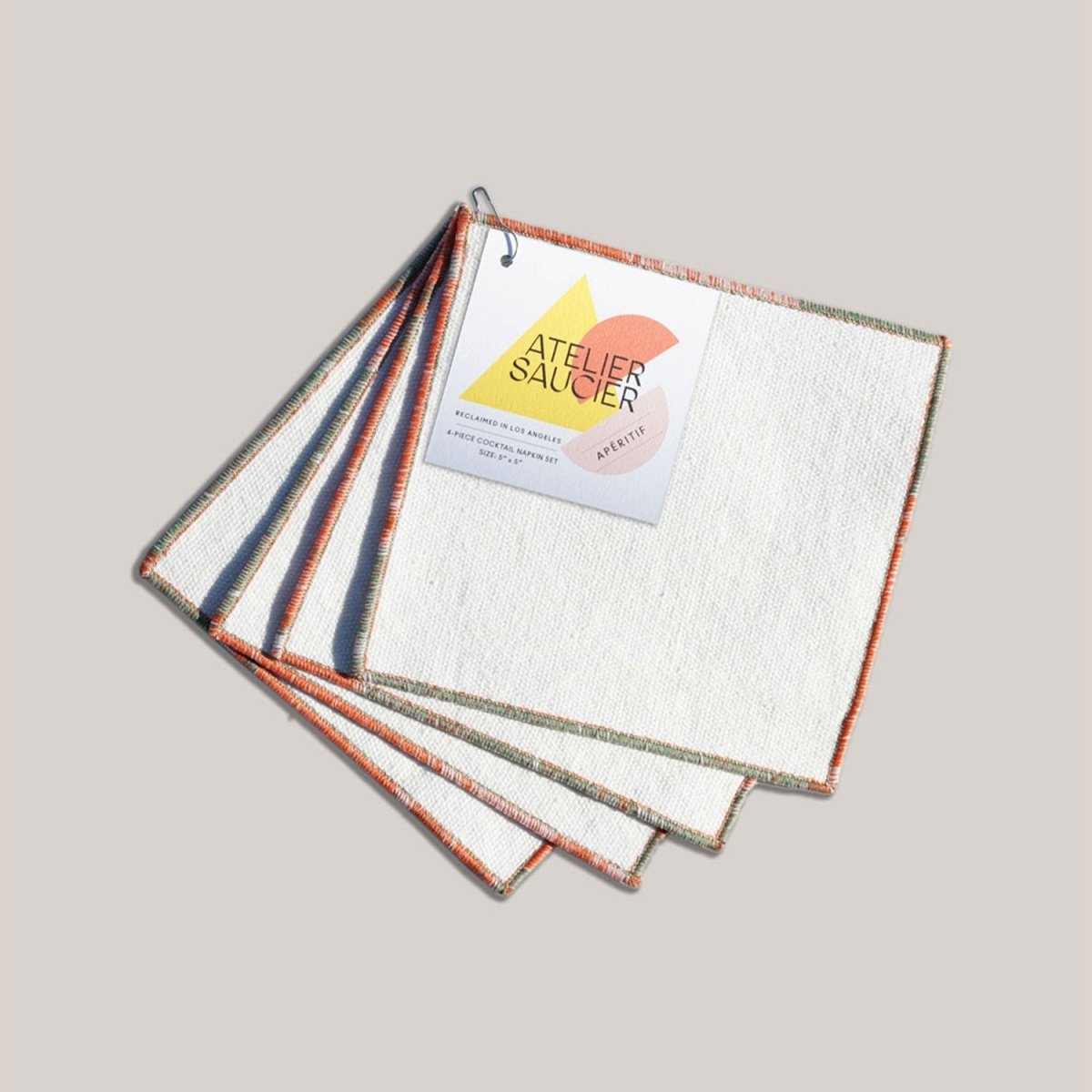 ATELIER SAUCIER The Santa Fe Cocktail Napkins | Set of 4 - lily & onyx