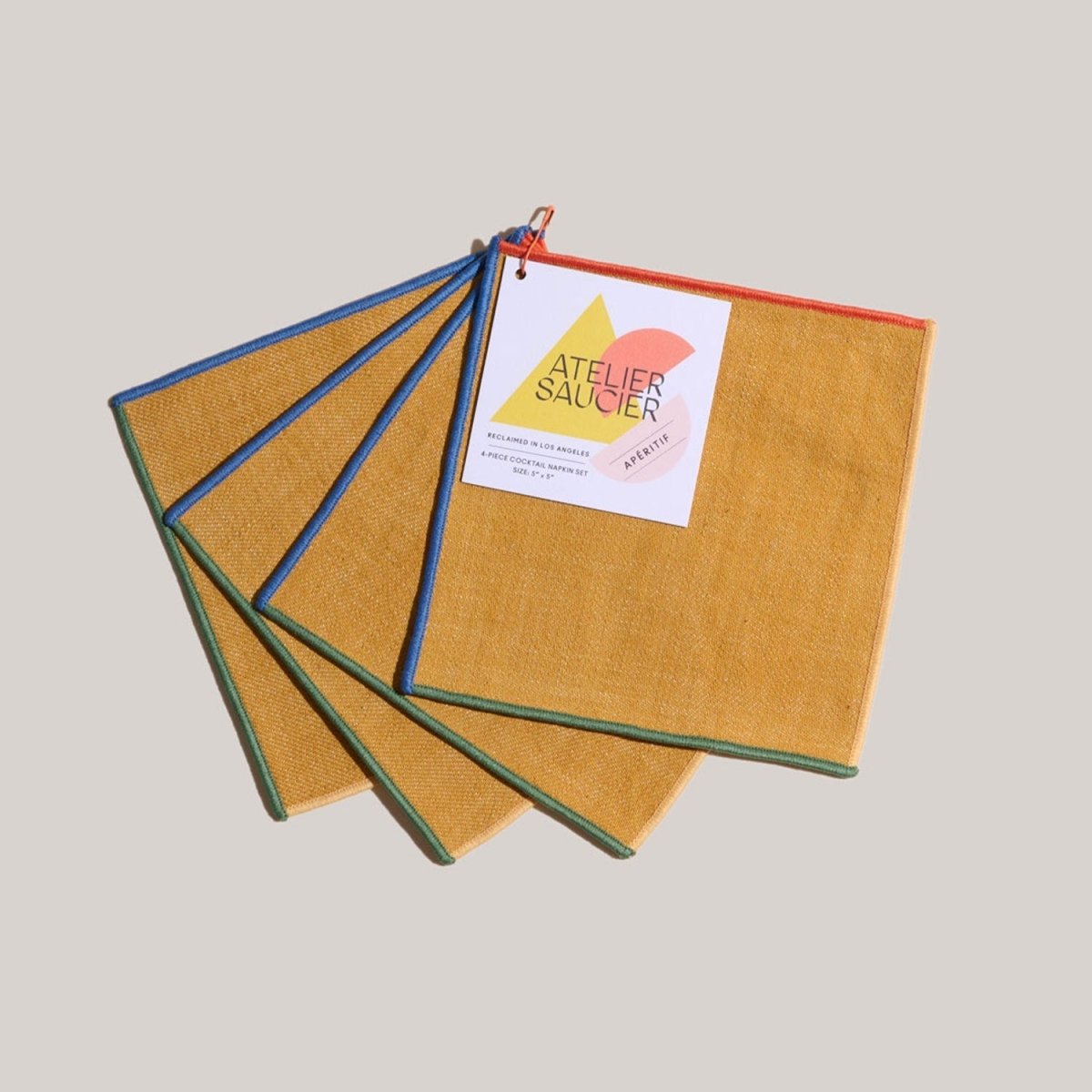 ATELIER SAUCIER The Toucan Cocktail Napkins | Set of 4 - lily & onyx