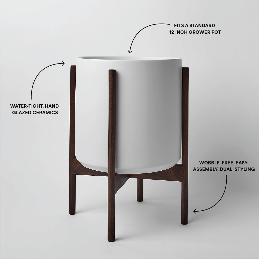 
                      
                        LBE Design The Twelve - Ceramic Cylinder with Stand - lily & onyx
                      
                    