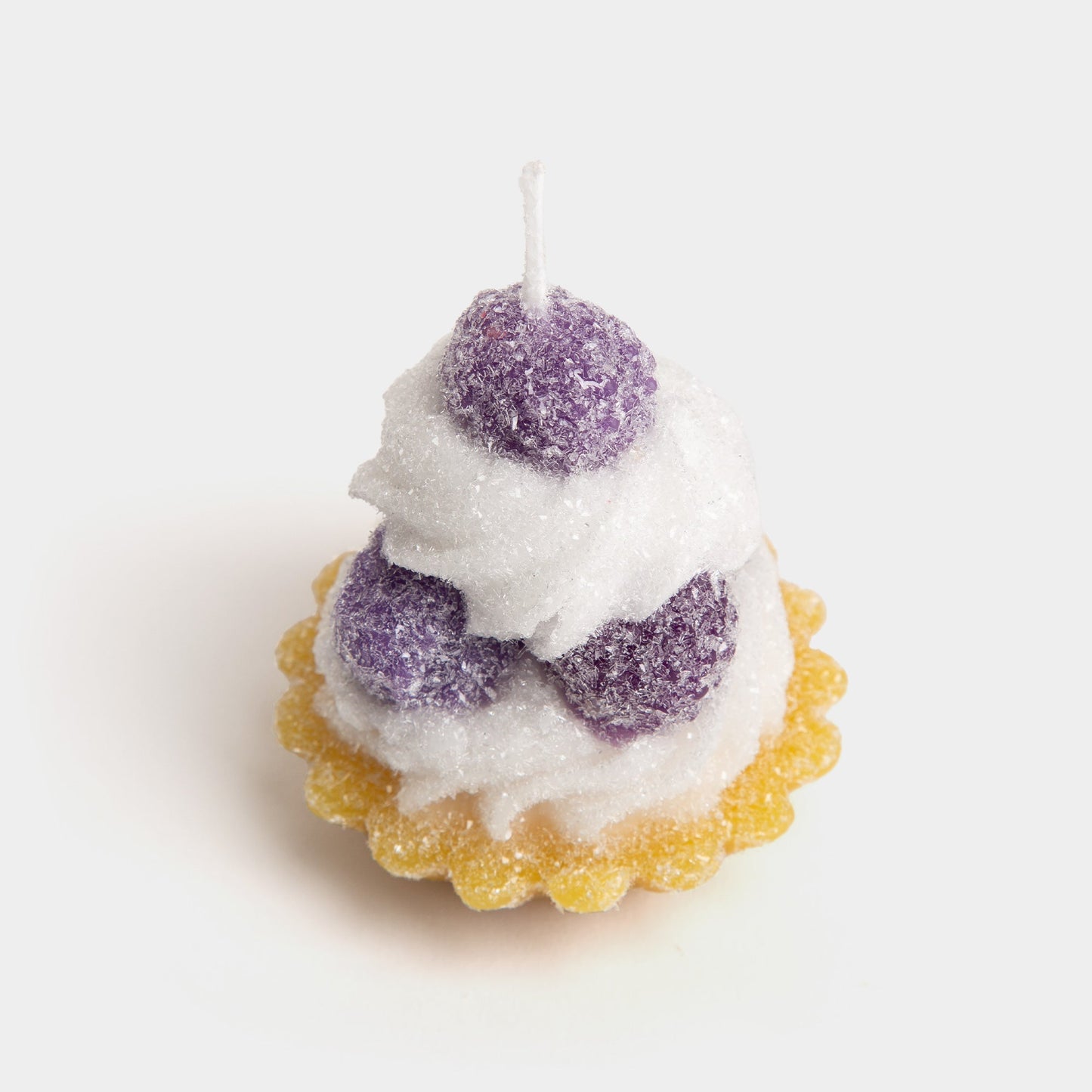 Buon Appetito Tiered Purple Cake Candle
