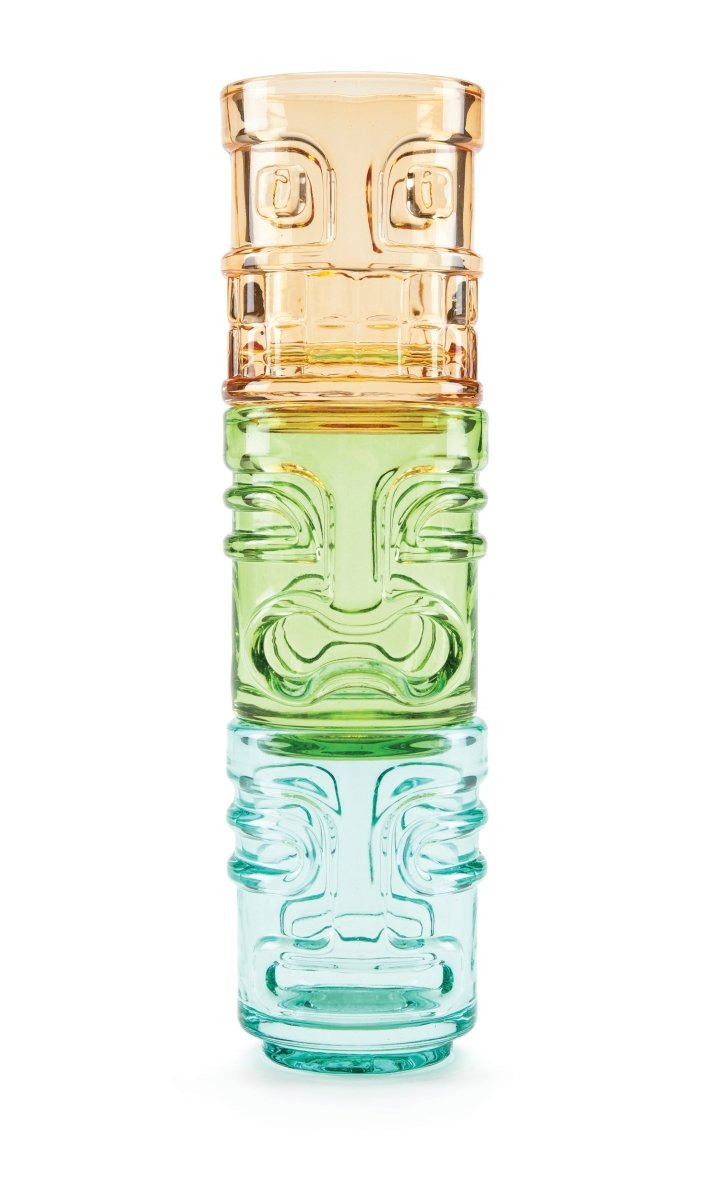 True Tiki Trio Shot Glasses in Assorted Colors, Set of 3