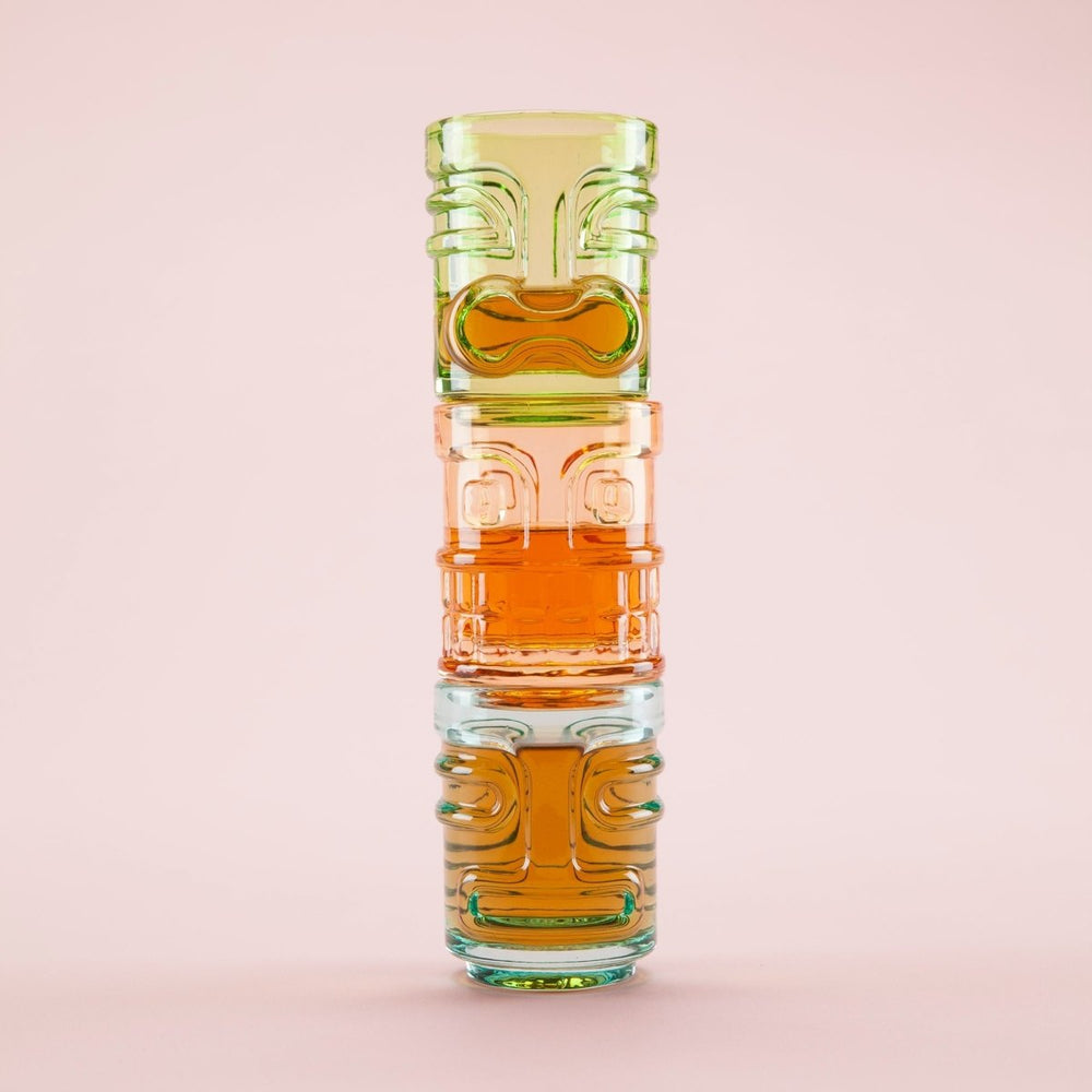 True Tiki Trio Shot Glasses in Assorted Colors, Set of 3 - lily & onyx