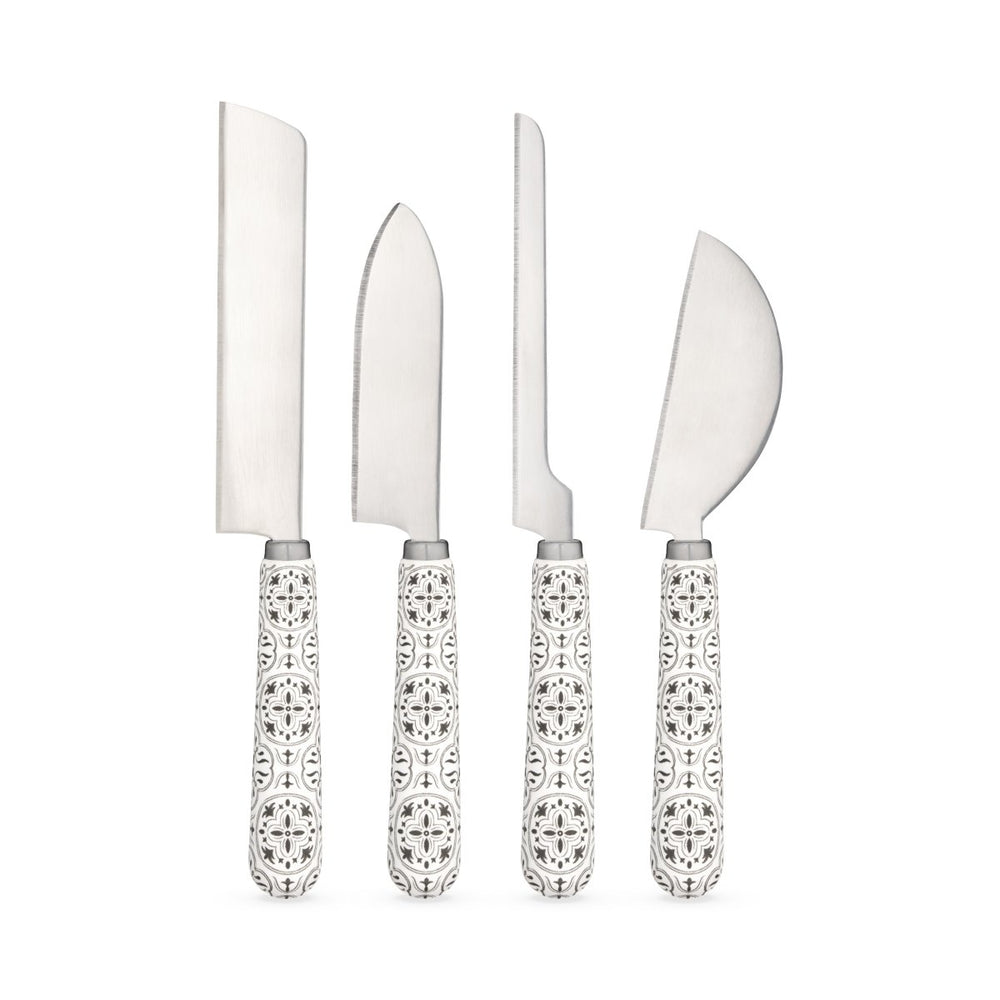 Twine Living Tiles Cheese Knives, Set of 4 - lily & onyx