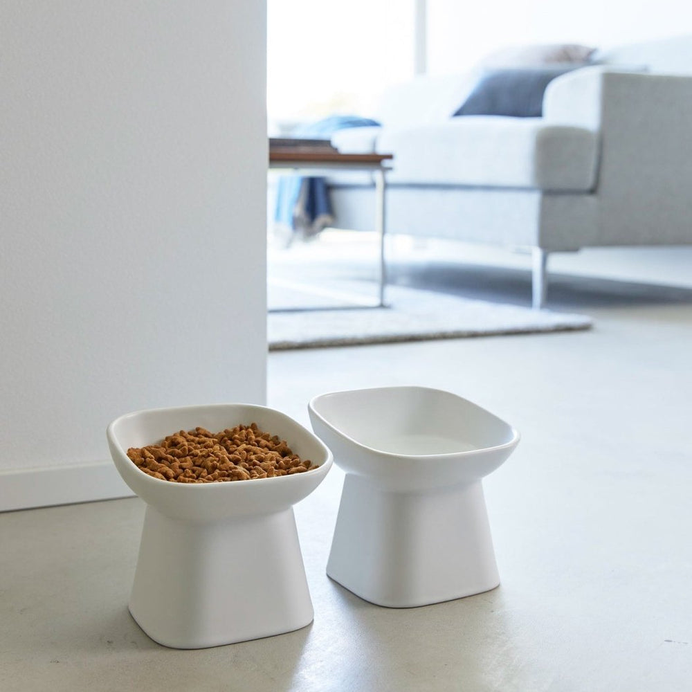 
                      
                        Yamazaki Home Tilted Raised Ceramic Pet Food Bowl - lily & onyx
                      
                    