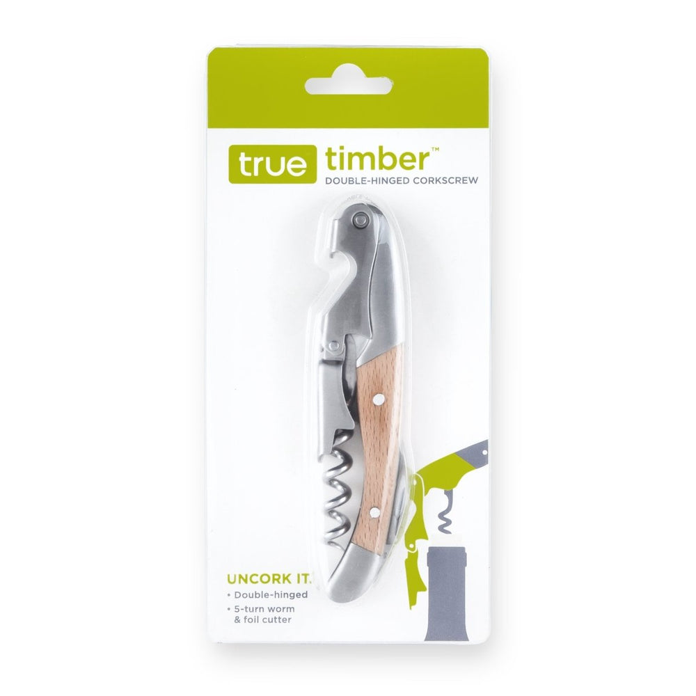 
                      
                        True Timber Double - Hinged Corkscrew with Birch Wood Handle - lily & onyx
                      
                    