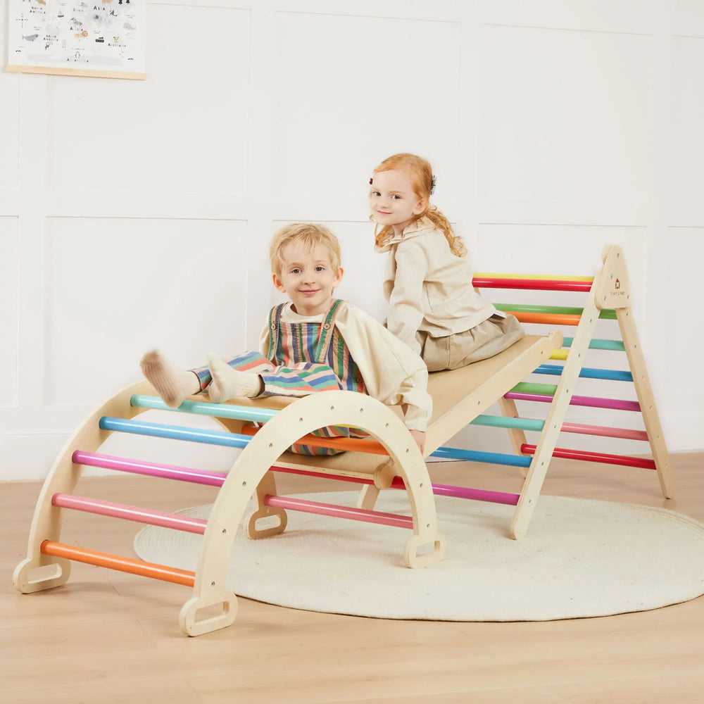 
                      
                        Tiny Land Tiny Land® 5 - in - 1 Rainbow Climbing Set - lily & onyx
                      
                    