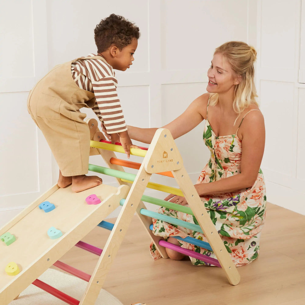 
                      
                        Tiny Land Tiny Land® 5 - in - 1 Rainbow Climbing Set - lily & onyx
                      
                    