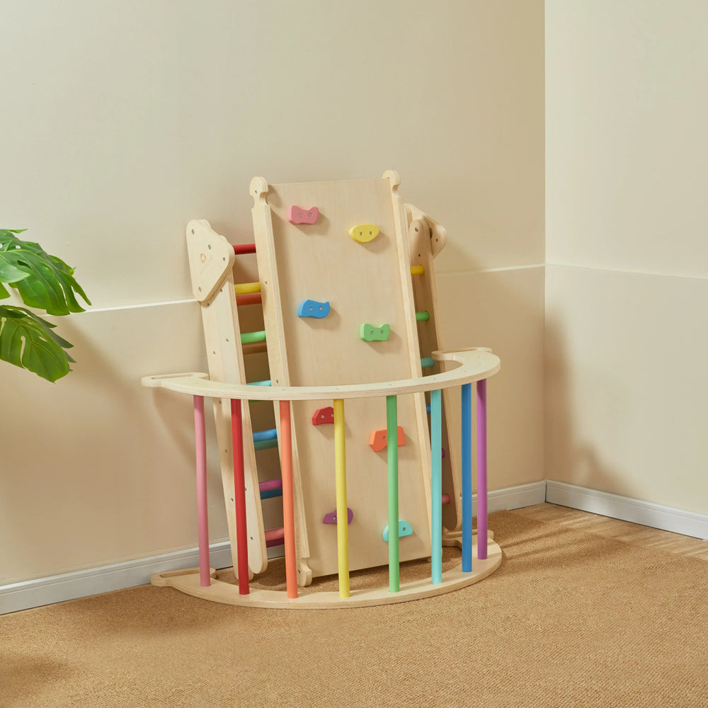 
                      
                        Tiny Land Tiny Land® 5 - in - 1 Rainbow Climbing Set - lily & onyx
                      
                    