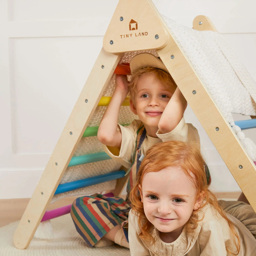 
                      
                        Tiny Land Tiny Land® 5 - in - 1 Rainbow Climbing Set - lily & onyx
                      
                    