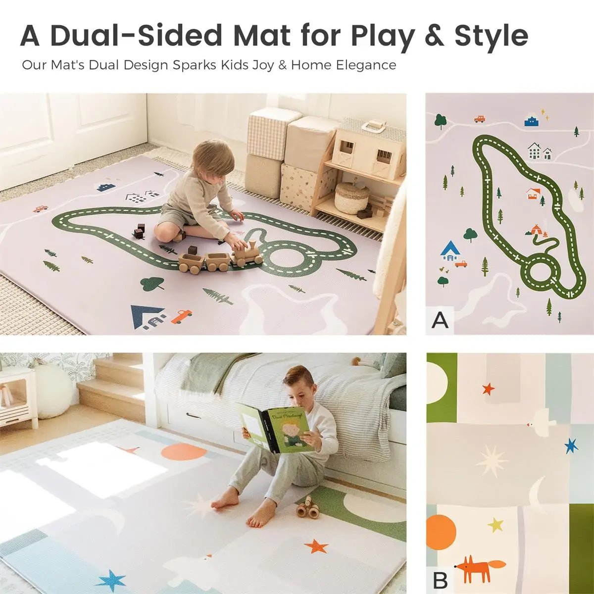 Tiny Land Tiny Land® Baby Playmat Forest Track Wonder - lily & onyx