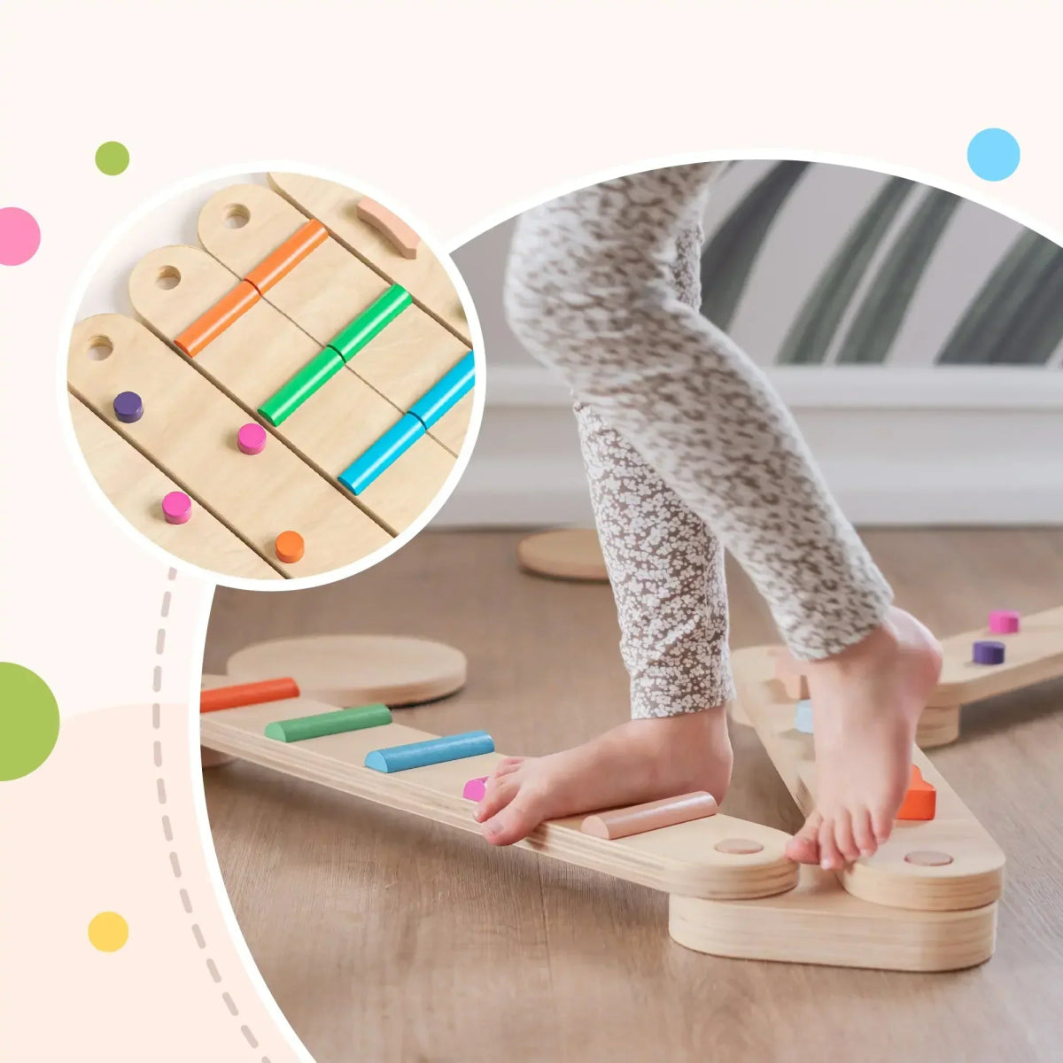 Tiny Land Tiny Land® Balance Beam - lily & onyx