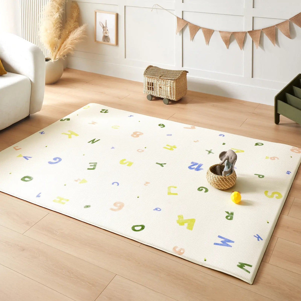 Tiny Land Tiny Land® Double - Sided Baby Playmat Alphabet Adventure - lily & onyx