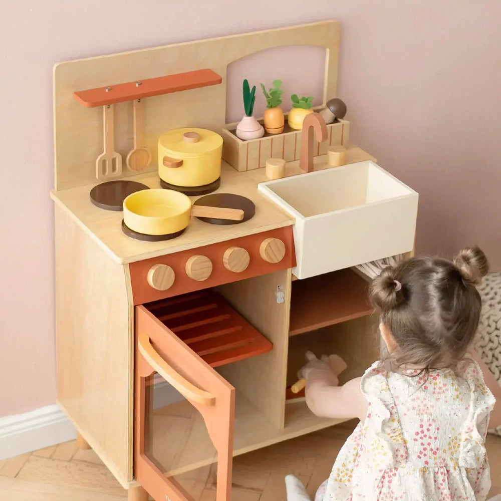 
                      
                        Tiny Land Tiny Land® Modern & Versatile Wooden Kids Play Kitchen - lily & onyx
                      
                    