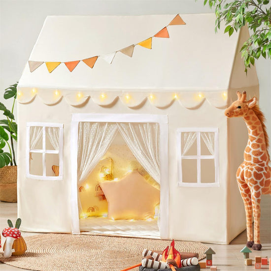 Tiny Land Tiny Land® Natural Cream Playhouse - lily & onyx