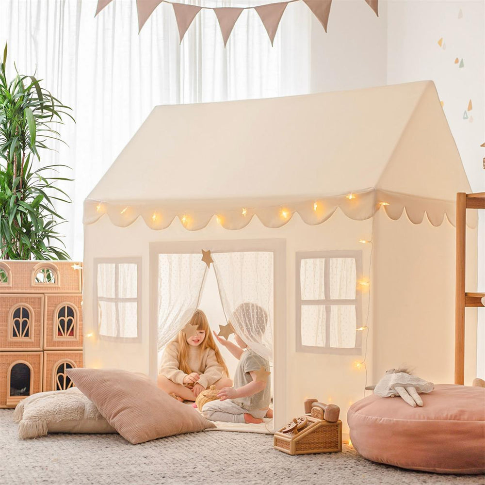 Tiny Land Tiny Land® Natural Cream Playhouse - lily & onyx