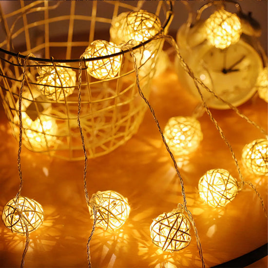 Tiny Land Tiny Land® Rattan String Lights - lily & onyx