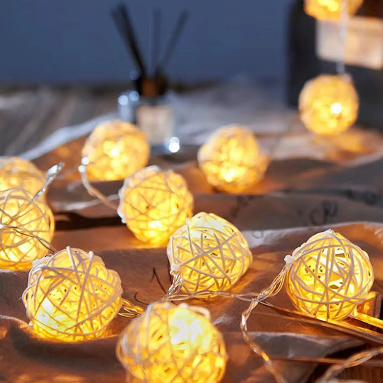 Tiny Land Tiny Land® Rattan String Lights - lily & onyx