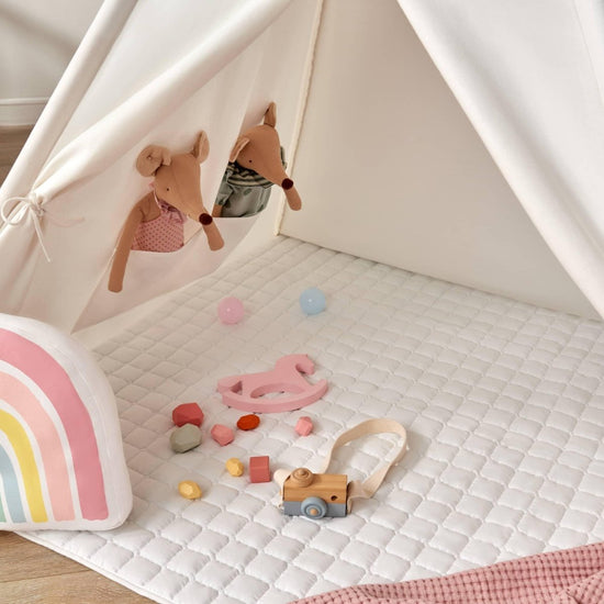 Tiny Land Tiny Land® Teepee for Kids with Mat - lily & onyx