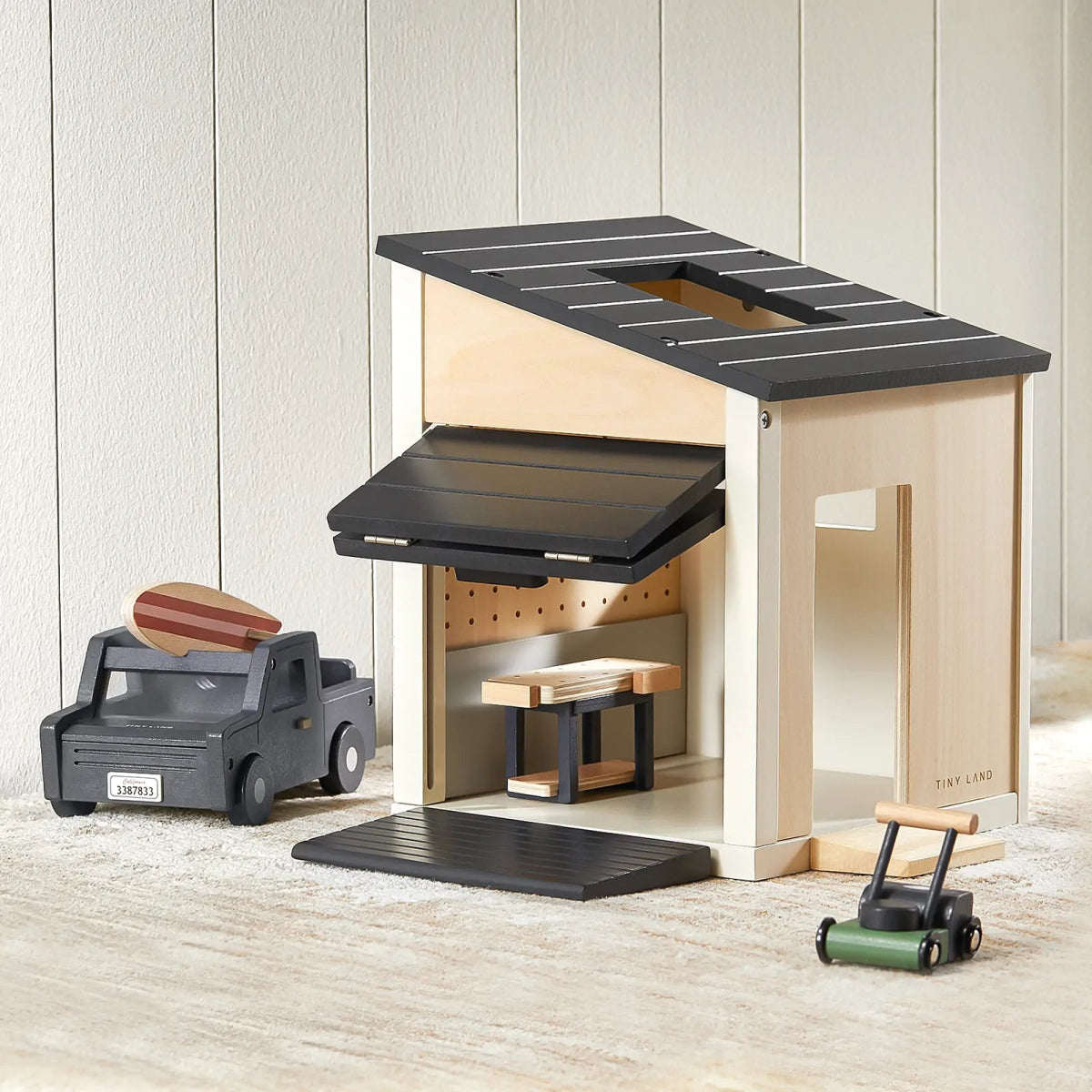 Tiny Land Tiny Land® Wooden Dollhouse - Garage
