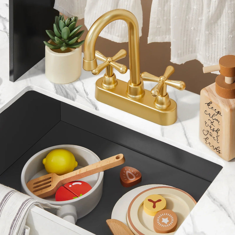 
                      
                        Tiny Land Tiny Land® Trendy Black Style Play Kitchen - lily & onyx
                      
                    