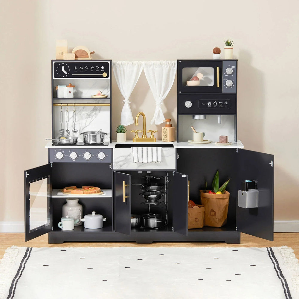 
                      
                        Tiny Land Tiny Land® Trendy Black Style Play Kitchen - lily & onyx
                      
                    