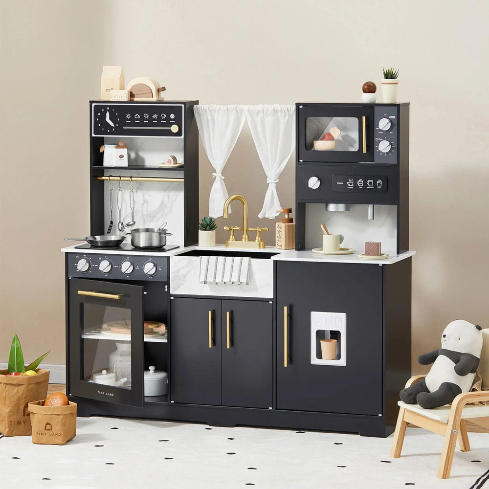 Tiny Land Tiny Land® Trendy Black Style Play Kitchen - lily & onyx
