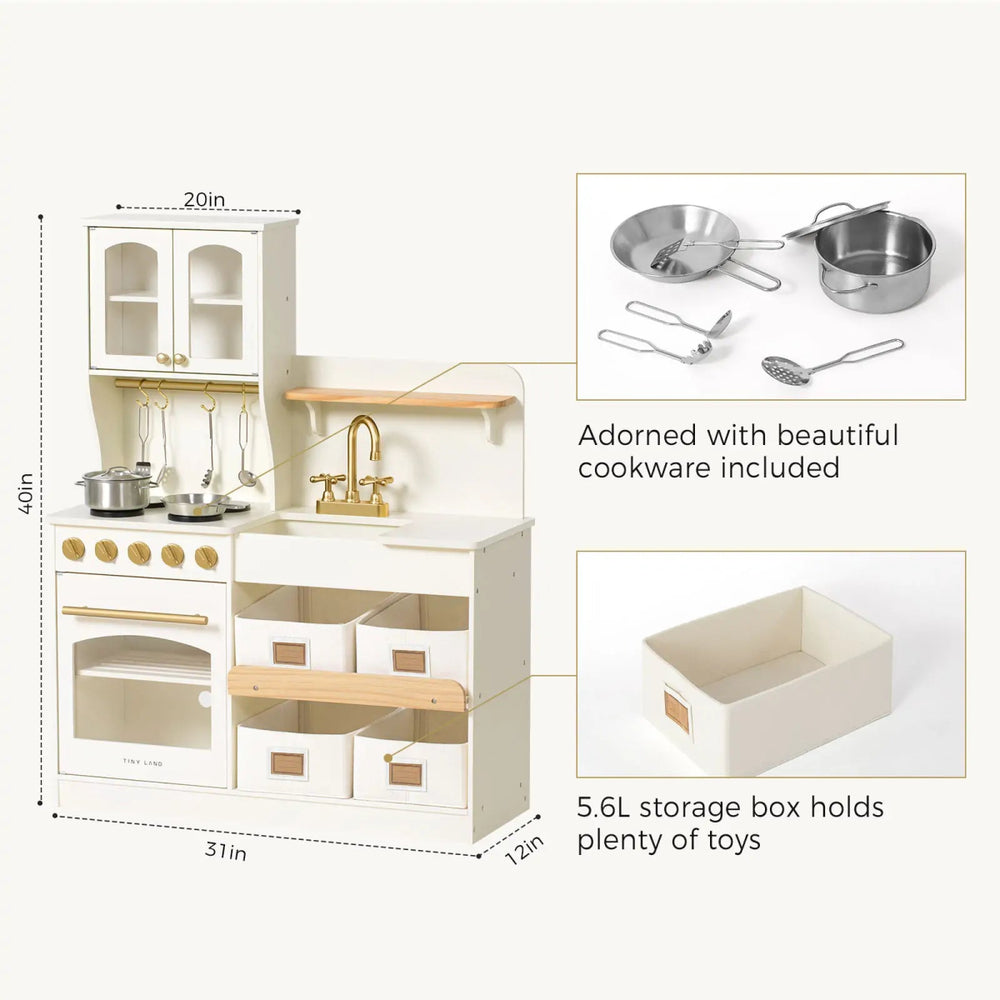 
                      
                        Tiny Land Tiny Land® Trendy Play Kitchen - Montessori Organizer's Paradise - lily & onyx
                      
                    