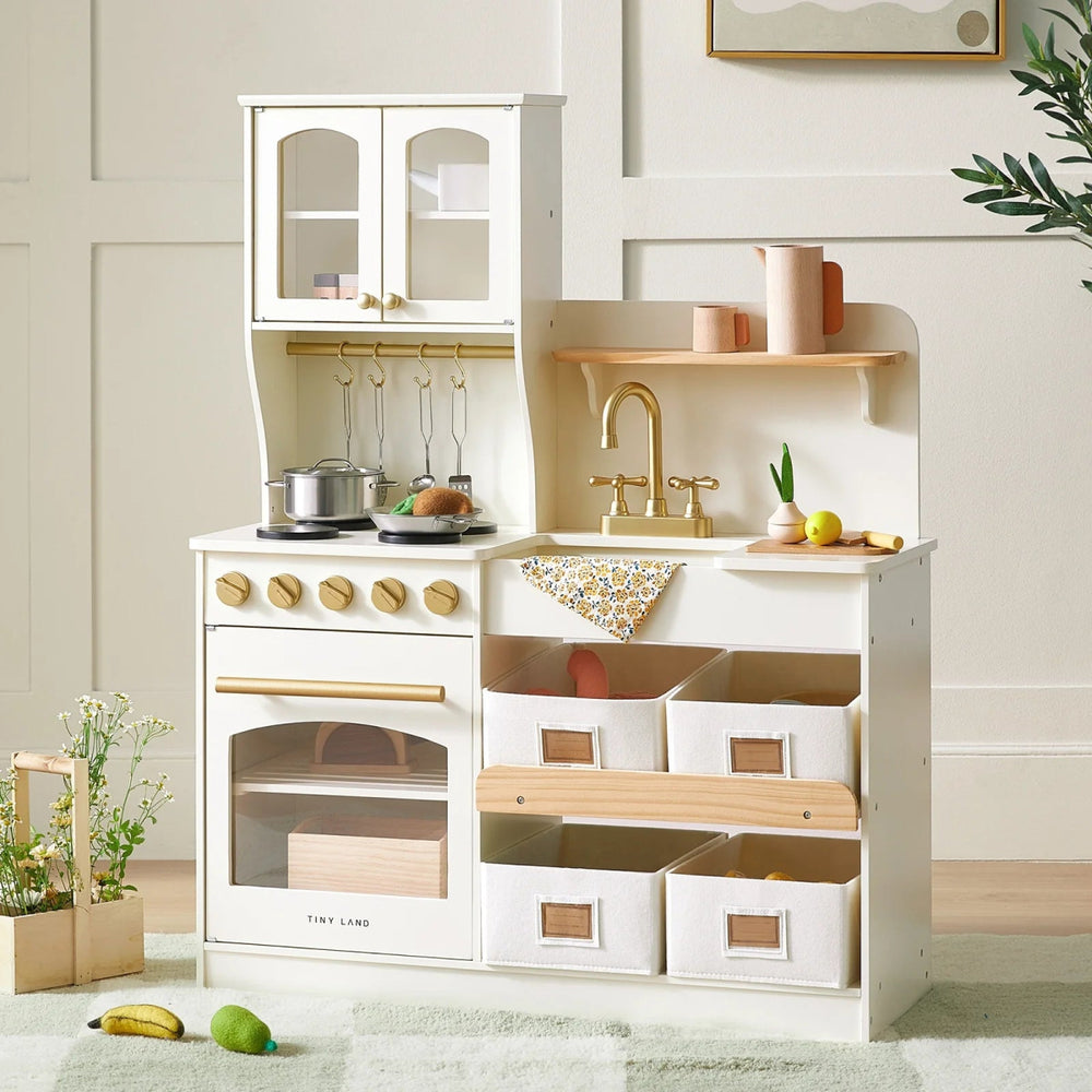 Tiny Land Tiny Land® Trendy Play Kitchen - Montessori Organizer's Paradise - lily & onyx