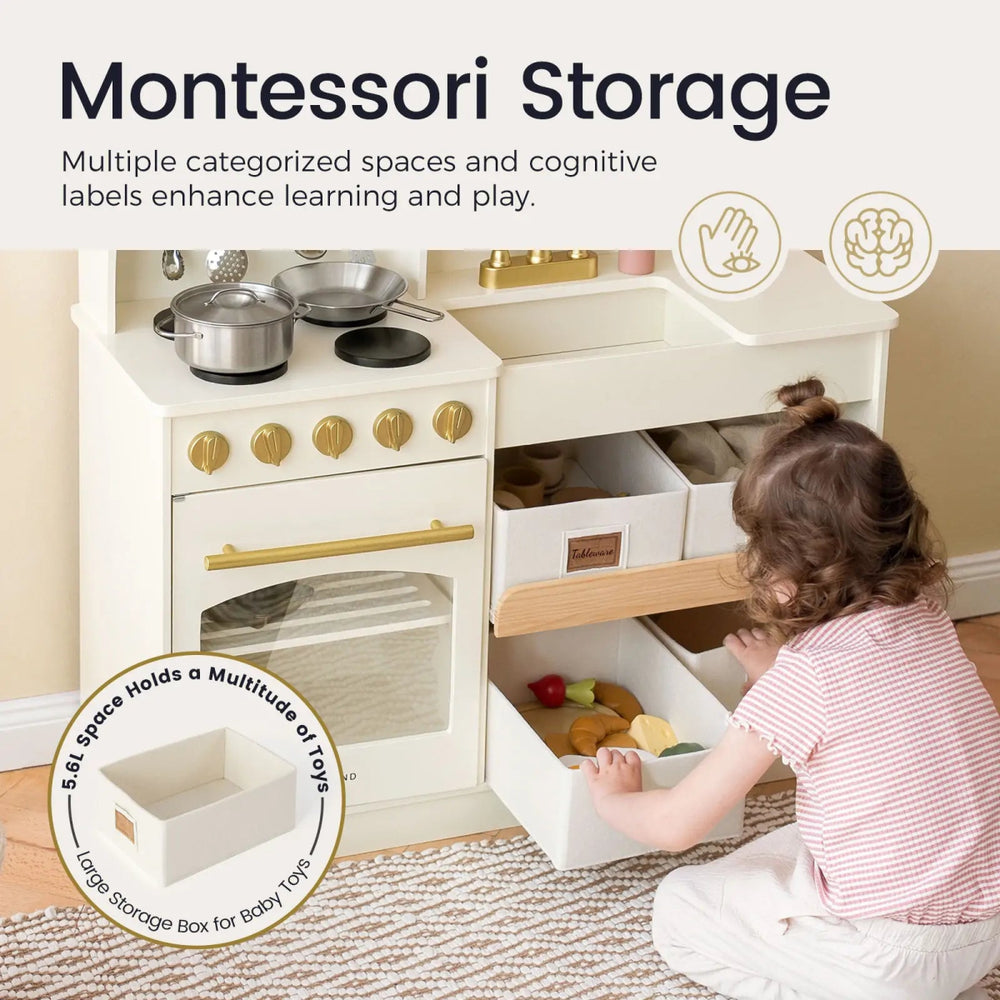 
                      
                        Tiny Land Tiny Land® Trendy Play Kitchen - Montessori Organizer's Paradise - lily & onyx
                      
                    