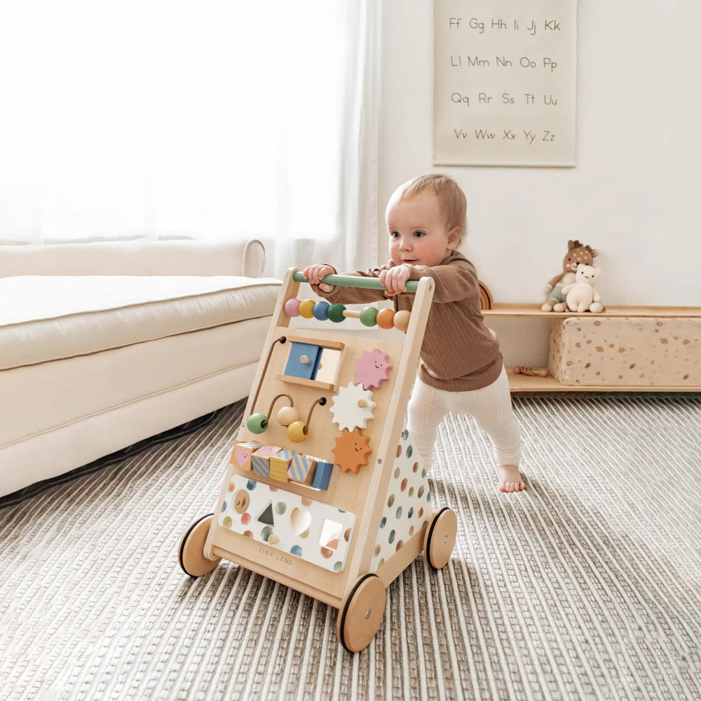
                      
                        Tiny Land Tiny Land® Versatile Natural Wooden Baby Walker - lily & onyx
                      
                    