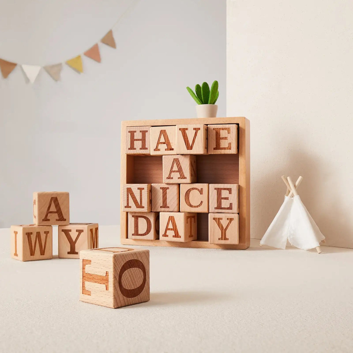 Tiny Land Tiny Land® Wooden Alphabet Blocks - lily & onyx