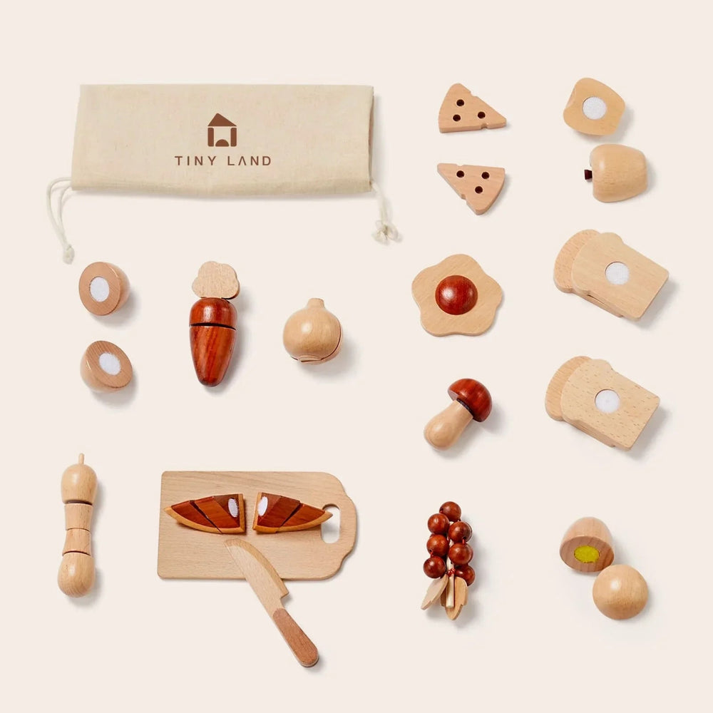 
                      
                        Tiny Land Tiny Land® Wooden Cut and Play Food Toys - lily & onyx
                      
                    