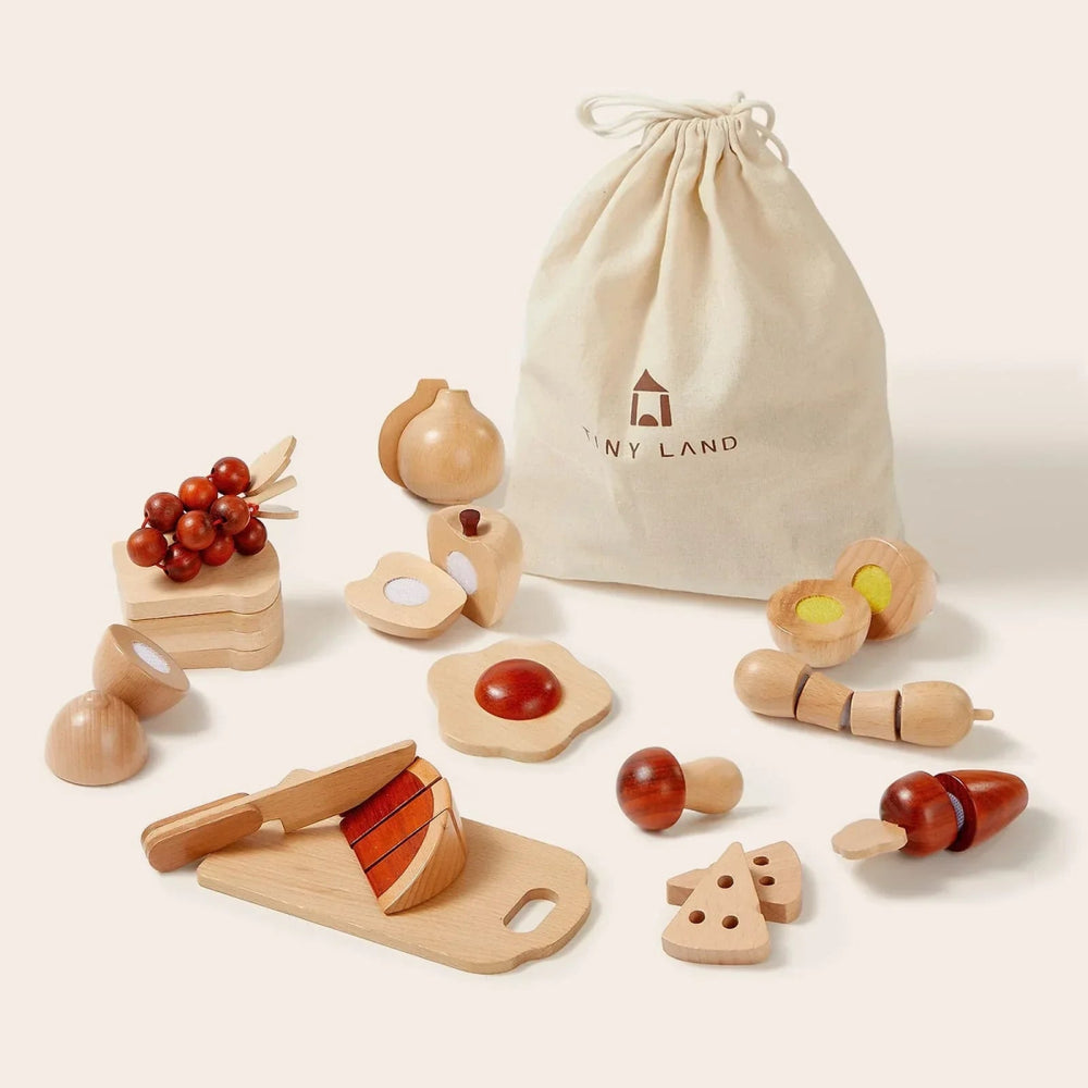 
                      
                        Tiny Land Tiny Land® Wooden Cut and Play Food Toys - lily & onyx
                      
                    