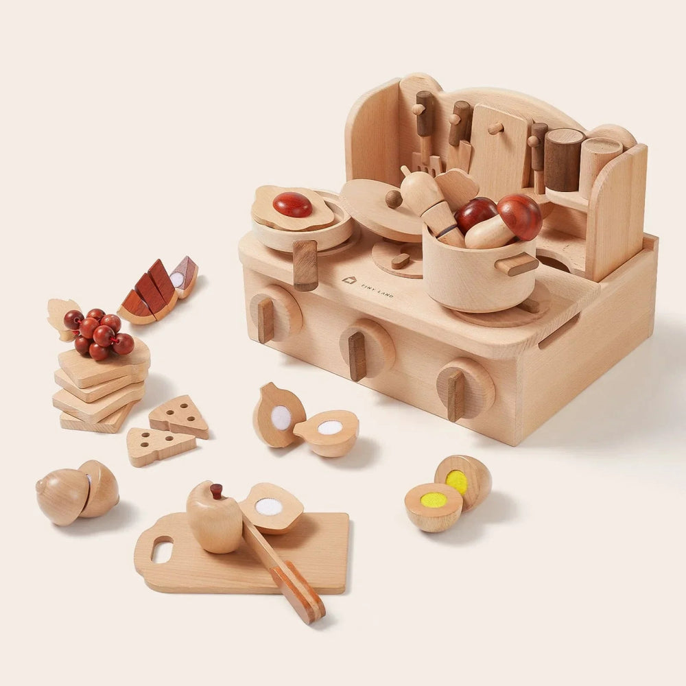 
                      
                        Tiny Land Tiny Land® Wooden Cut and Play Food Toys - lily & onyx
                      
                    