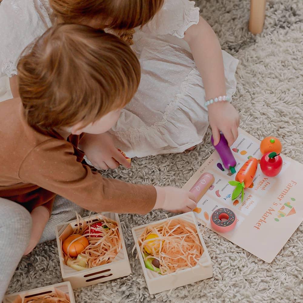 
                      
                        Tiny Land Tiny Land® Wooden Play Food For Kitchen (No Rack) - lily & onyx
                      
                    