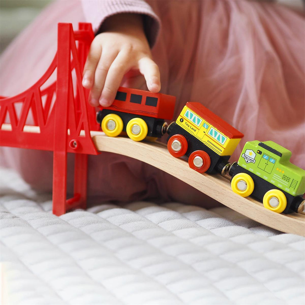 
                      
                        Tiny Land Tiny Land® Wooden Train Set - lily & onyx
                      
                    