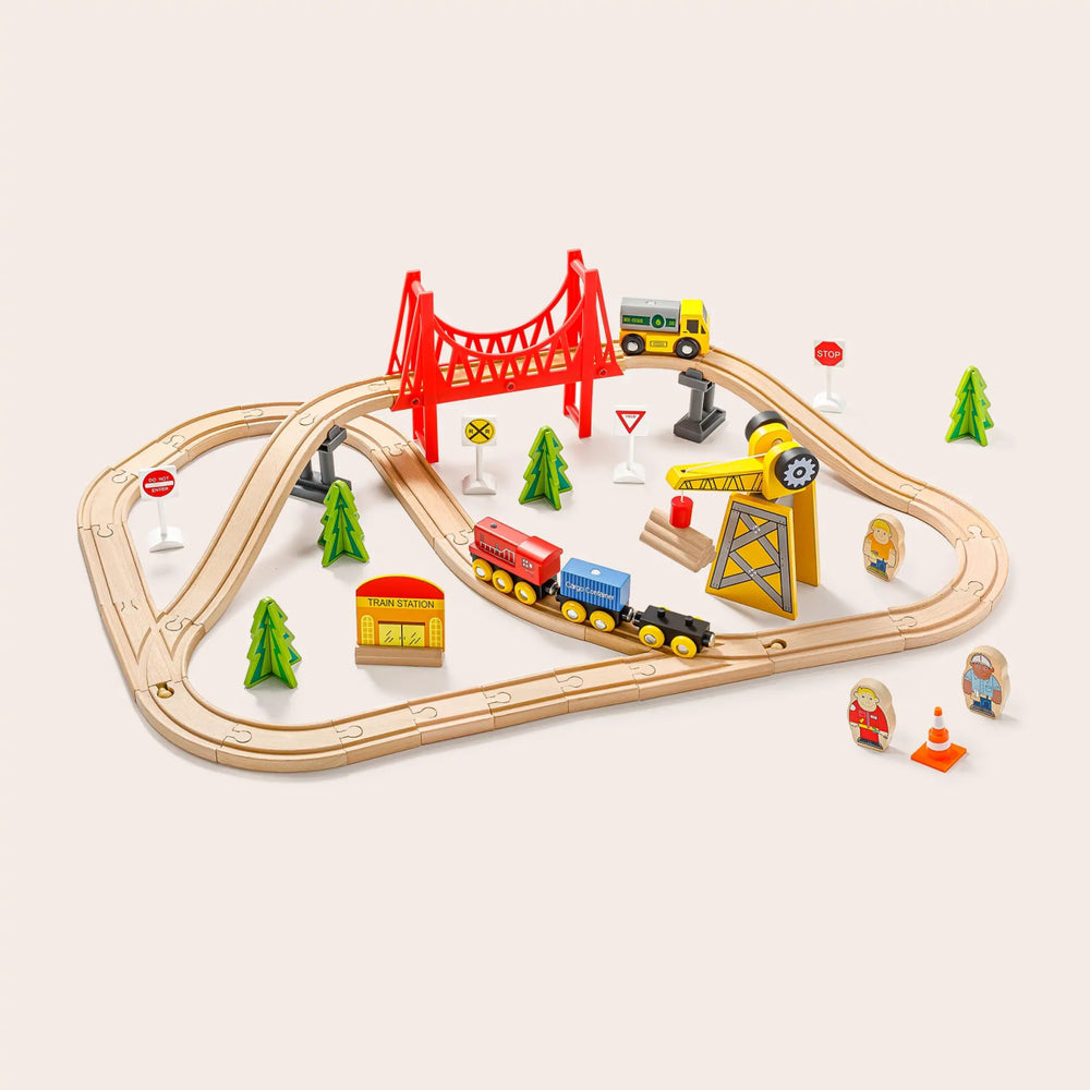 
                      
                        Tiny Land Tiny Land® Wooden Train Set - lily & onyx
                      
                    