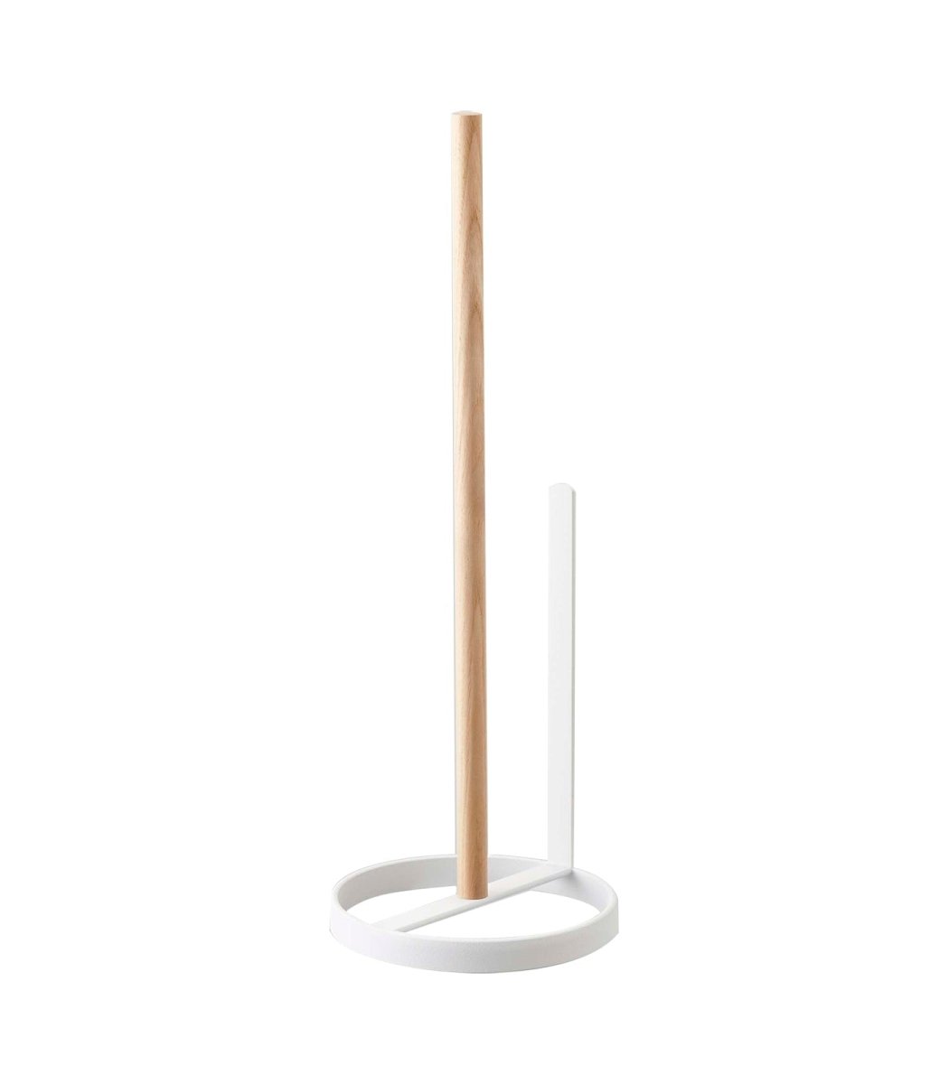 Yamazaki Home Toilet Paper Stocker - Steel + Wood - lily & onyx