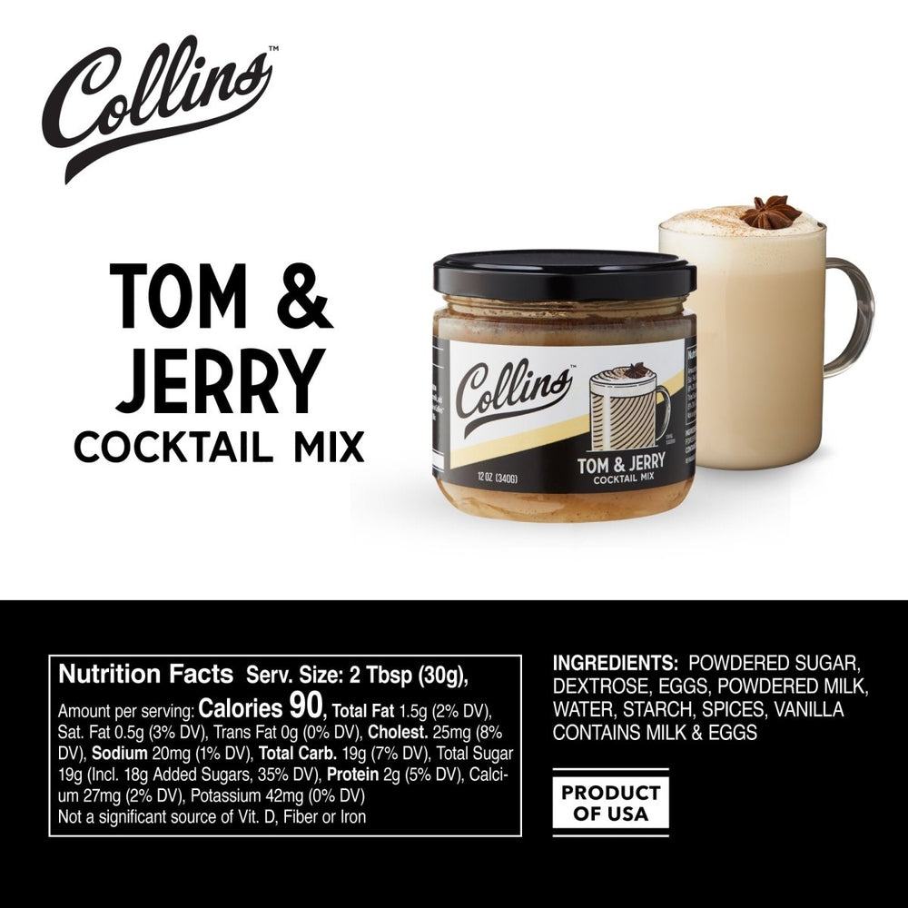 
                      
                        Collins Tom & Jerry Cocktail Mix, 12 oz - lily & onyx
                      
                    