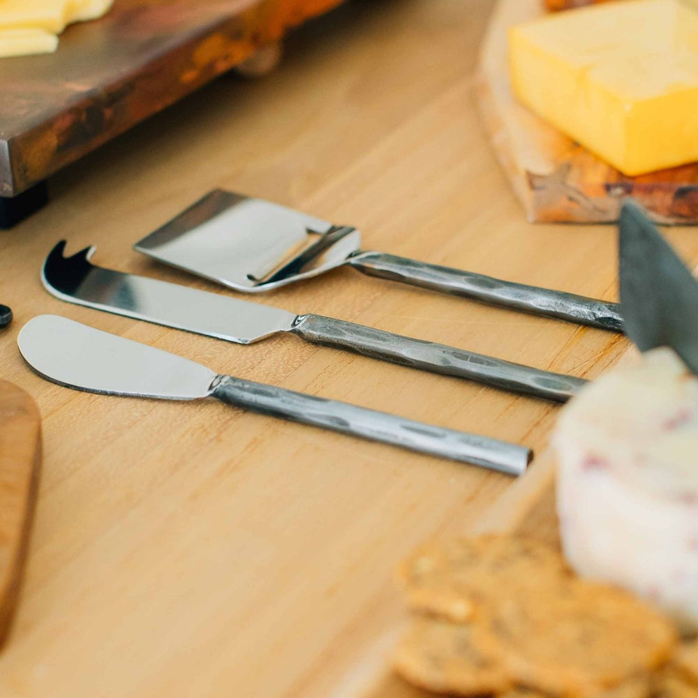 
                      
                        texxture Tomini™ Stainless Steel Cheese Knives, Set of 3 - lily & onyx
                      
                    