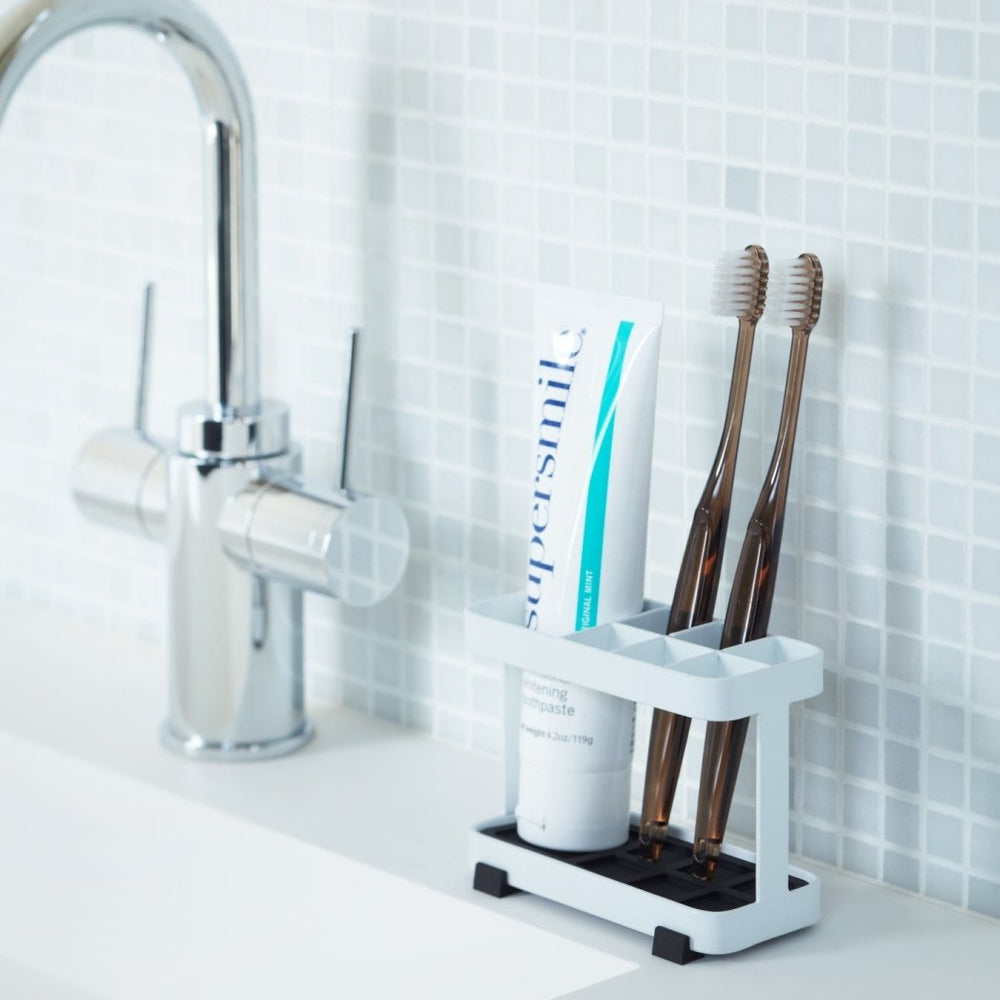 
                      
                        Yamazaki Home Toothbrush + Toothpaste Stand - Steel - lily & onyx
                      
                    