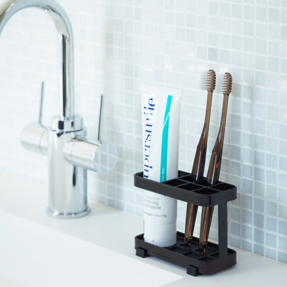 
                      
                        Yamazaki Home Toothbrush + Toothpaste Stand - Steel - lily & onyx
                      
                    