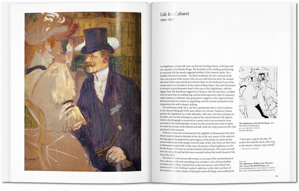 
                      
                        TASCHEN Toulouse - Lautrec (English) - lily & onyx
                      
                    