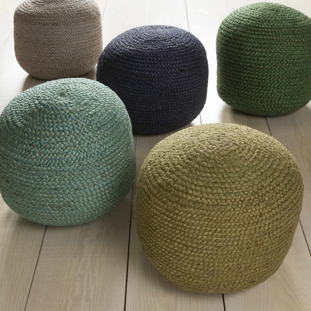 
                      
                        Gail Navy Jute Knitted Pouf
                      
                    