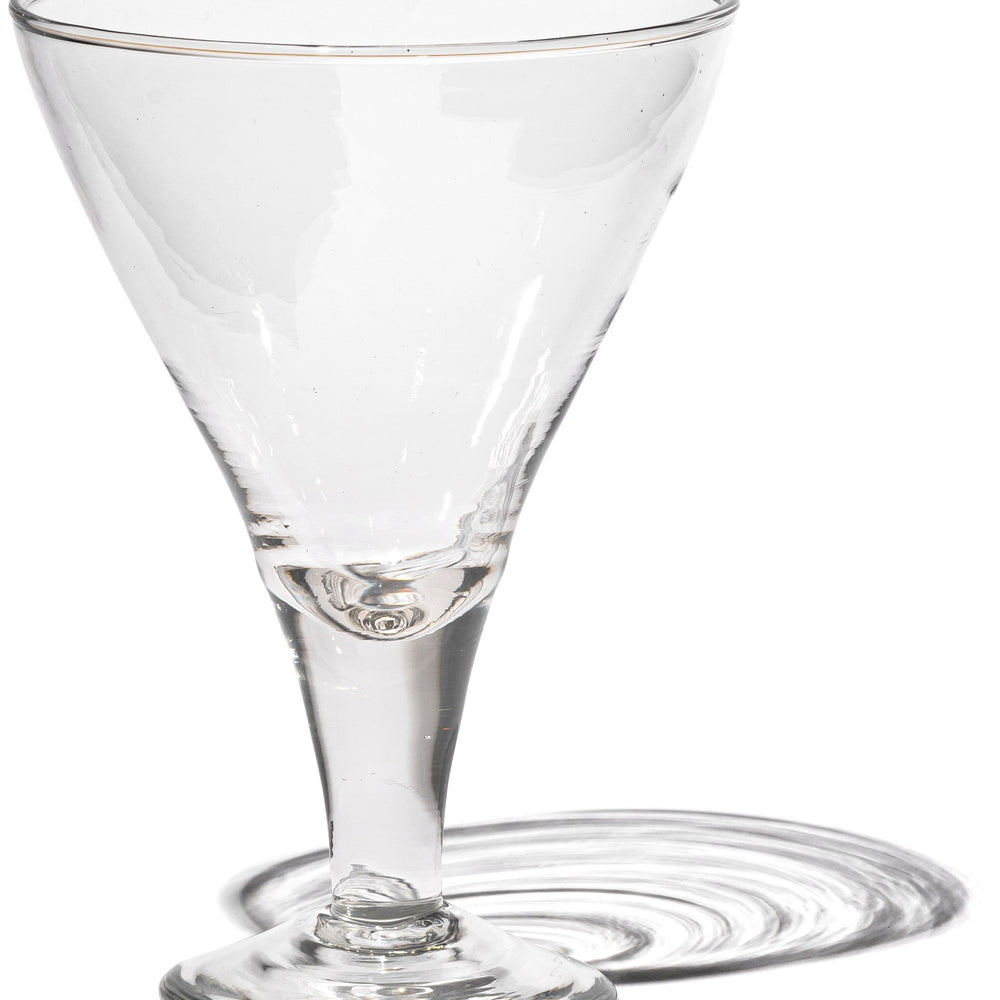 Blown Glass Dessert Cup, Triangle