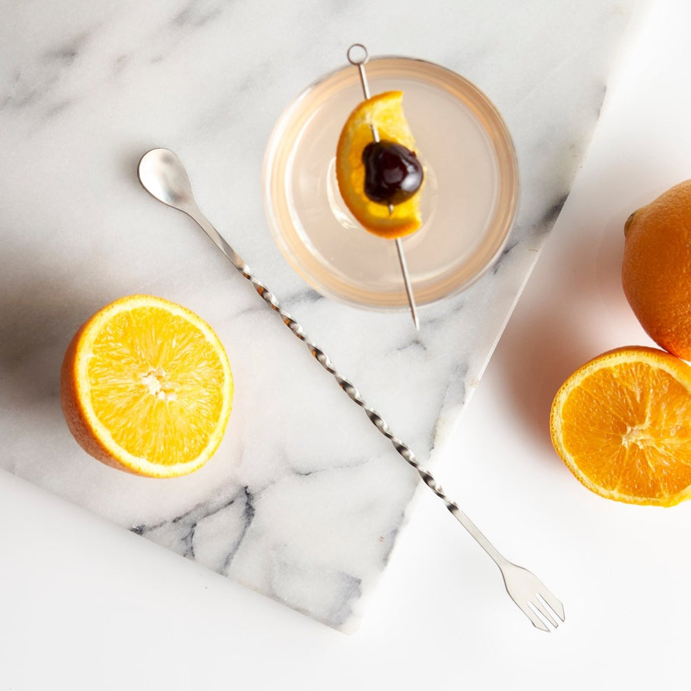 True Trident Bar Spoon in Stainless Steel - lily & onyx