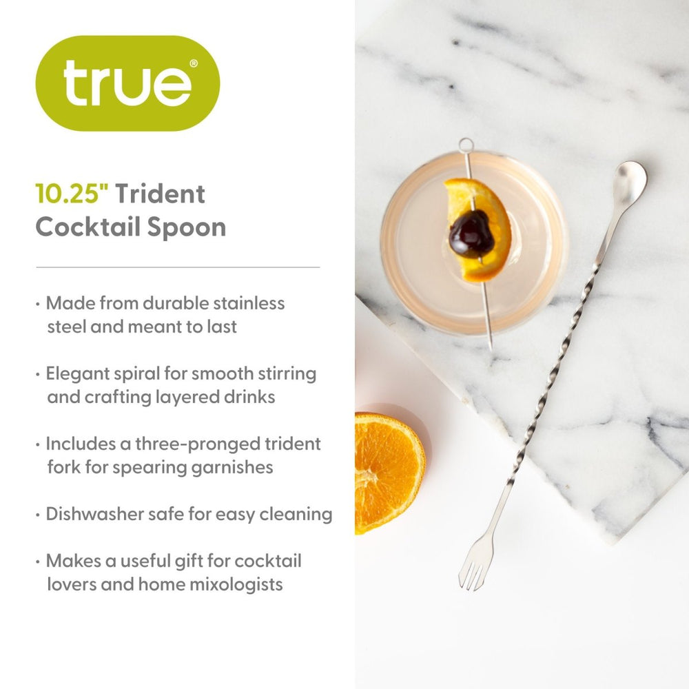 
                      
                        True Trident Bar Spoon in Stainless Steel - lily & onyx
                      
                    