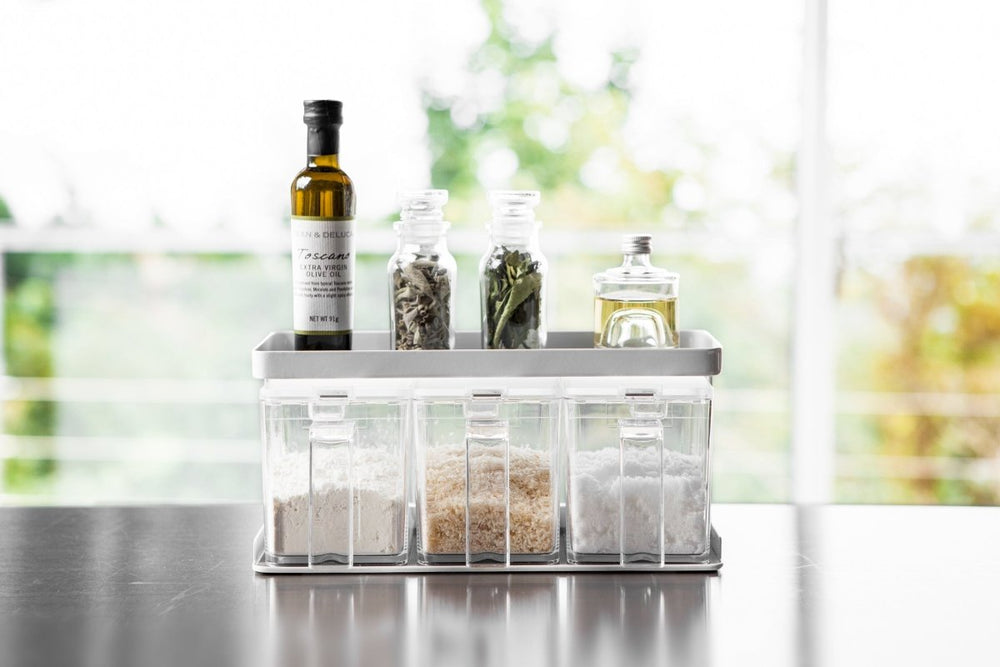 
                      
                        Yamazaki Home Triple Spice Rack Pantry Organizer - lily & onyx
                      
                    