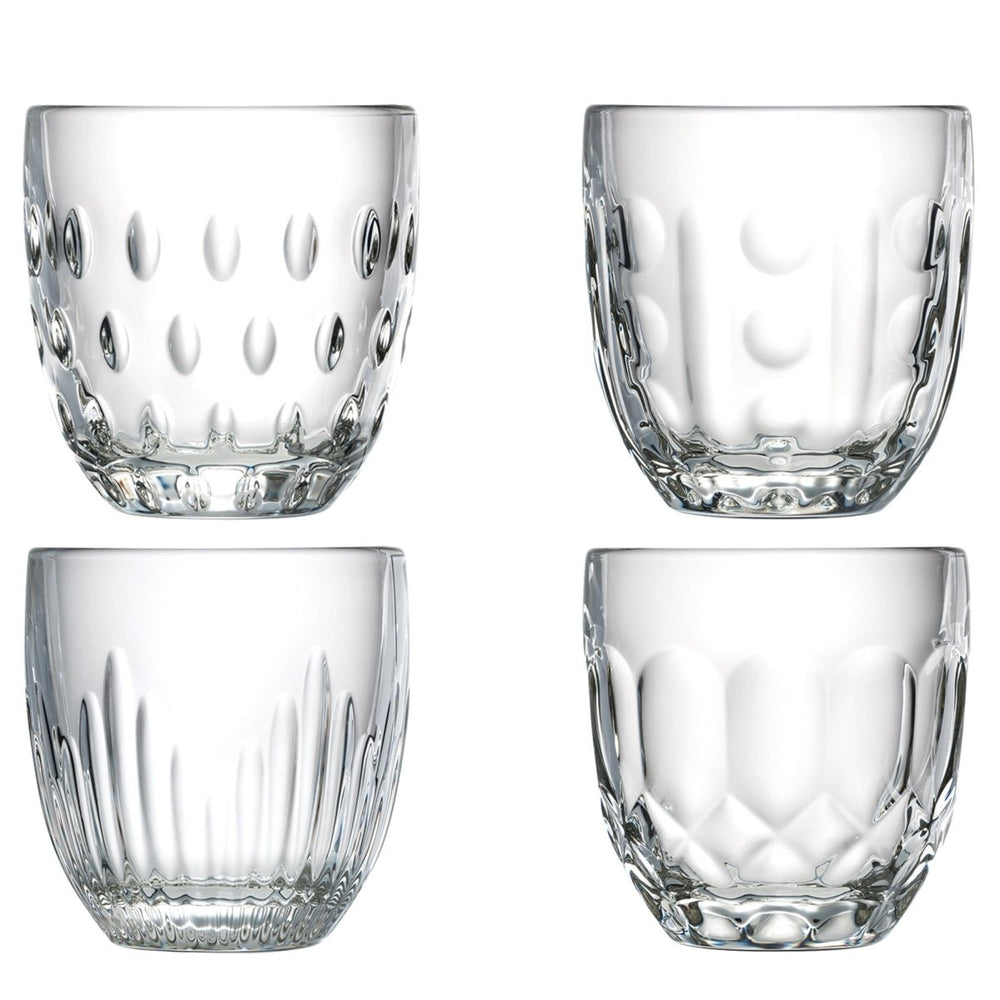 
                      
                        La Rochere NA Troquet Assorted Tumblers, Set of 4 - lily & onyx
                      
                    